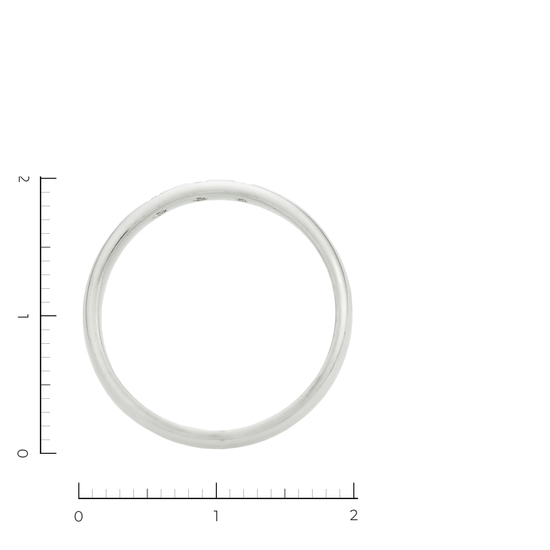 Кольцо из белой платины 950 пробы c 3 бриллиантами, Л28088894 за 23500